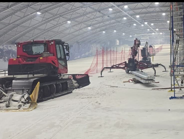 Werken op de piste - Snow World